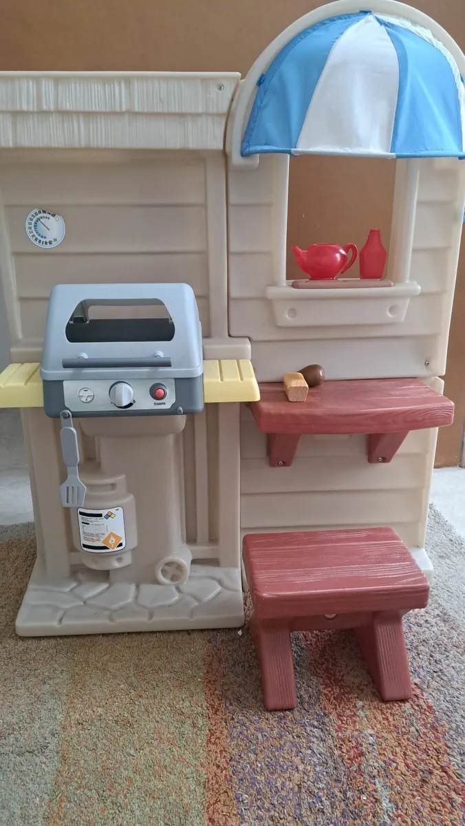 Little tikes play kitchen with bbq on sale