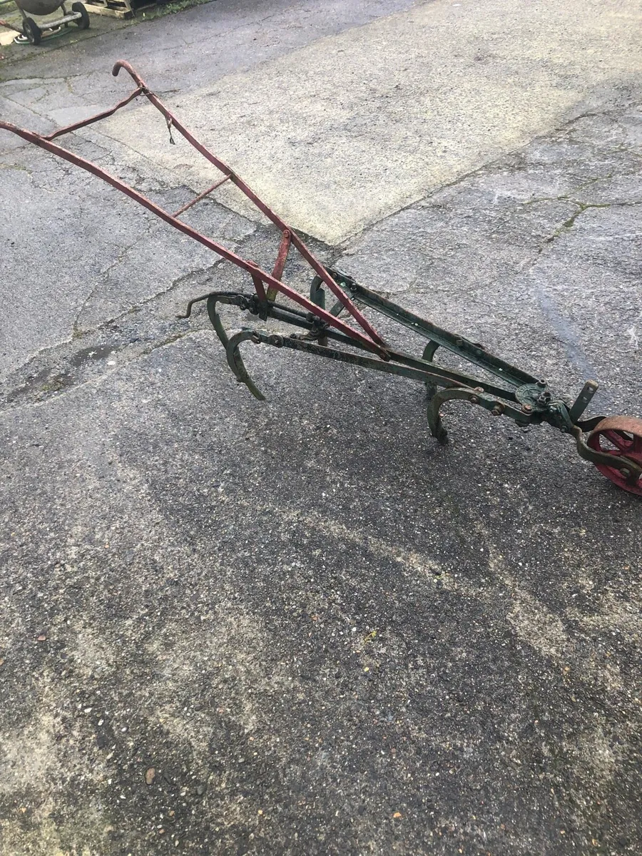 Horse drawn plough and harrow - Image 3