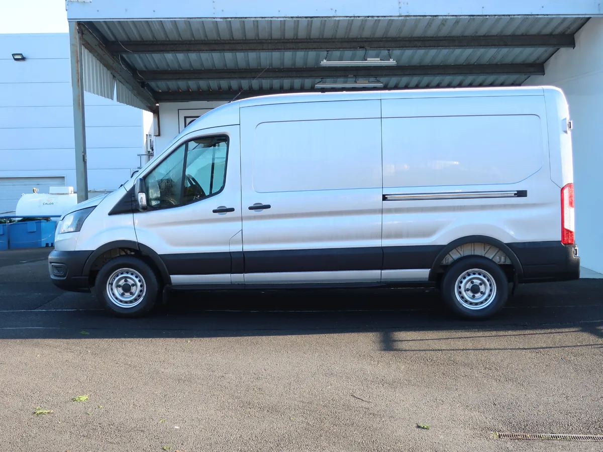 2022 Transit 350LWB Bread Van with Full Rack - Image 1