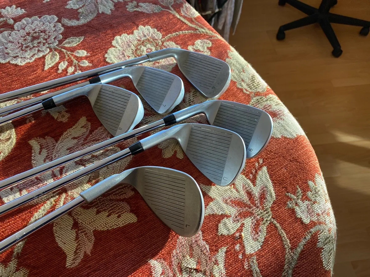 Ping i20 Irons Stiff shafts with woods - Image 3