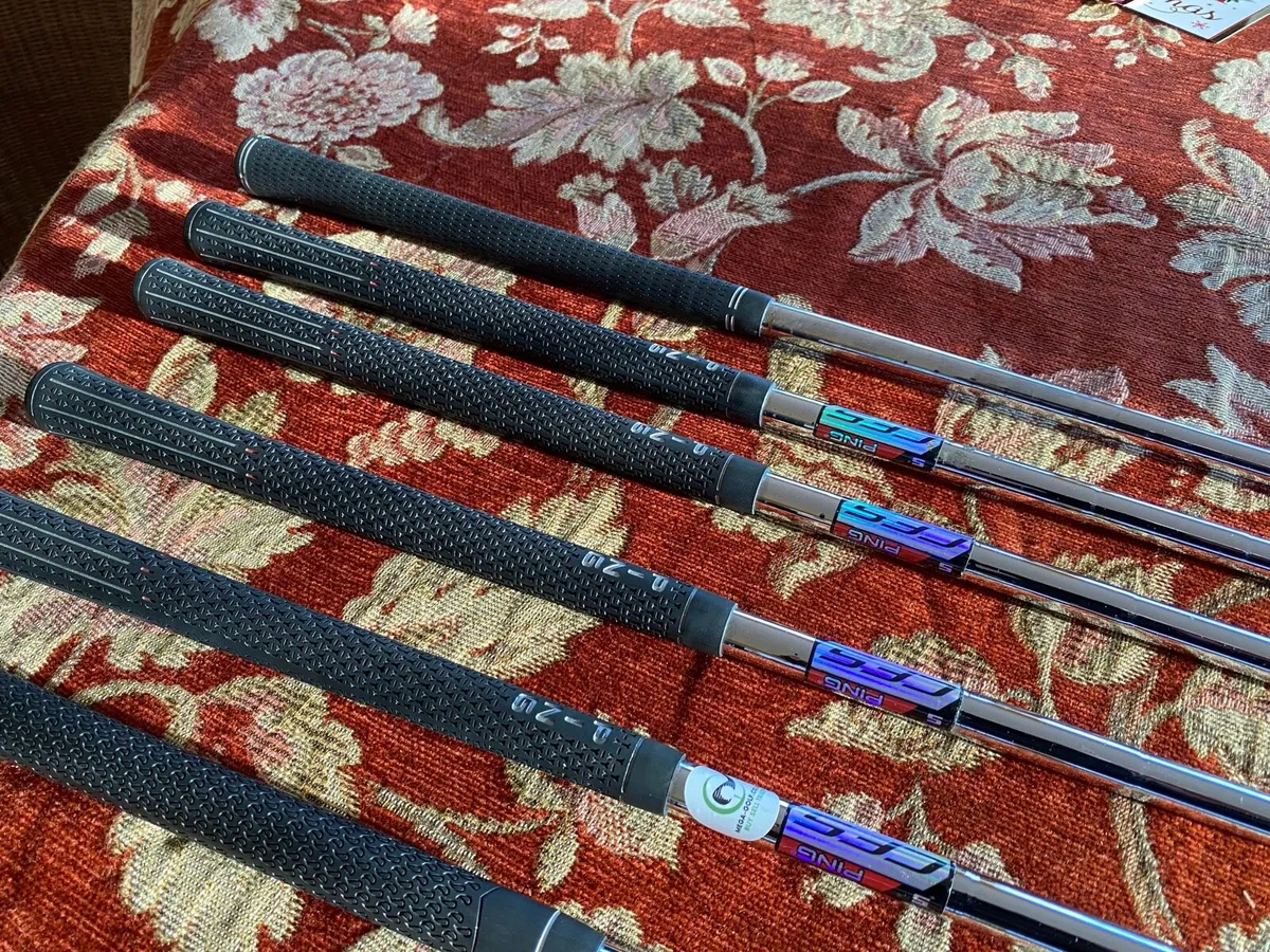 Ping i20 Irons Stiff shafts with woods - Image 4