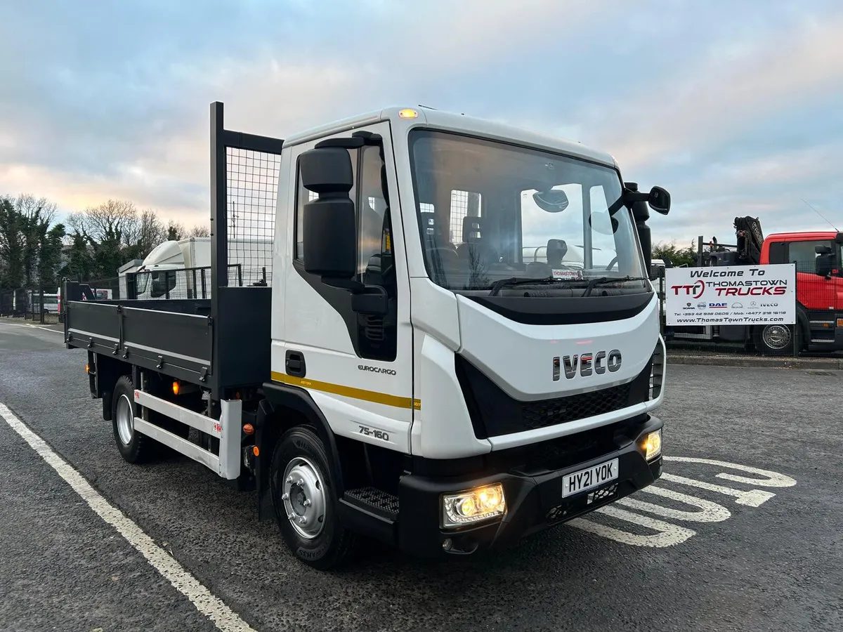 2021 Iveco Eurocargo 75 160 7 1/2 Ton Tipper - Image 1