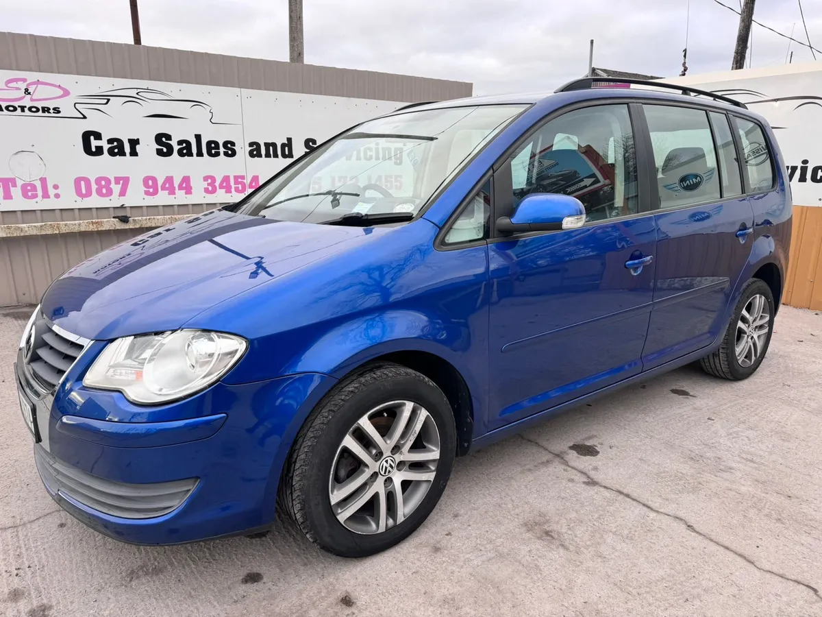 08 VW Touran 1.6 Petrol 7 Seater Warranty - Image 1