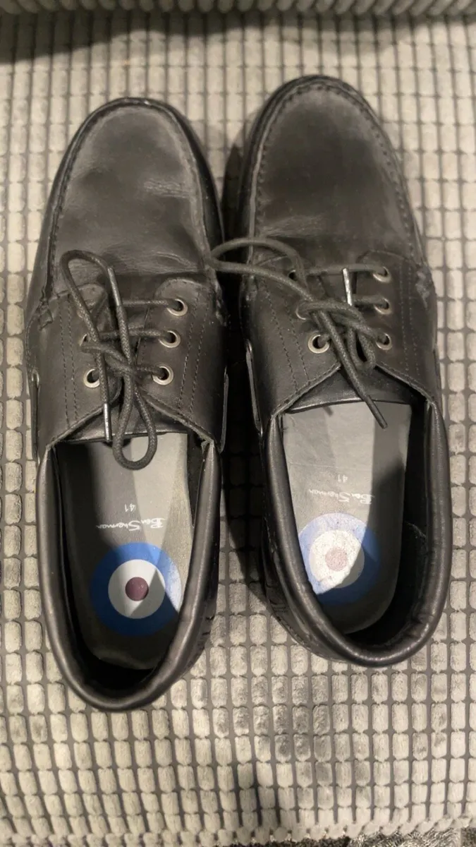 Black School Shoes - Image 1