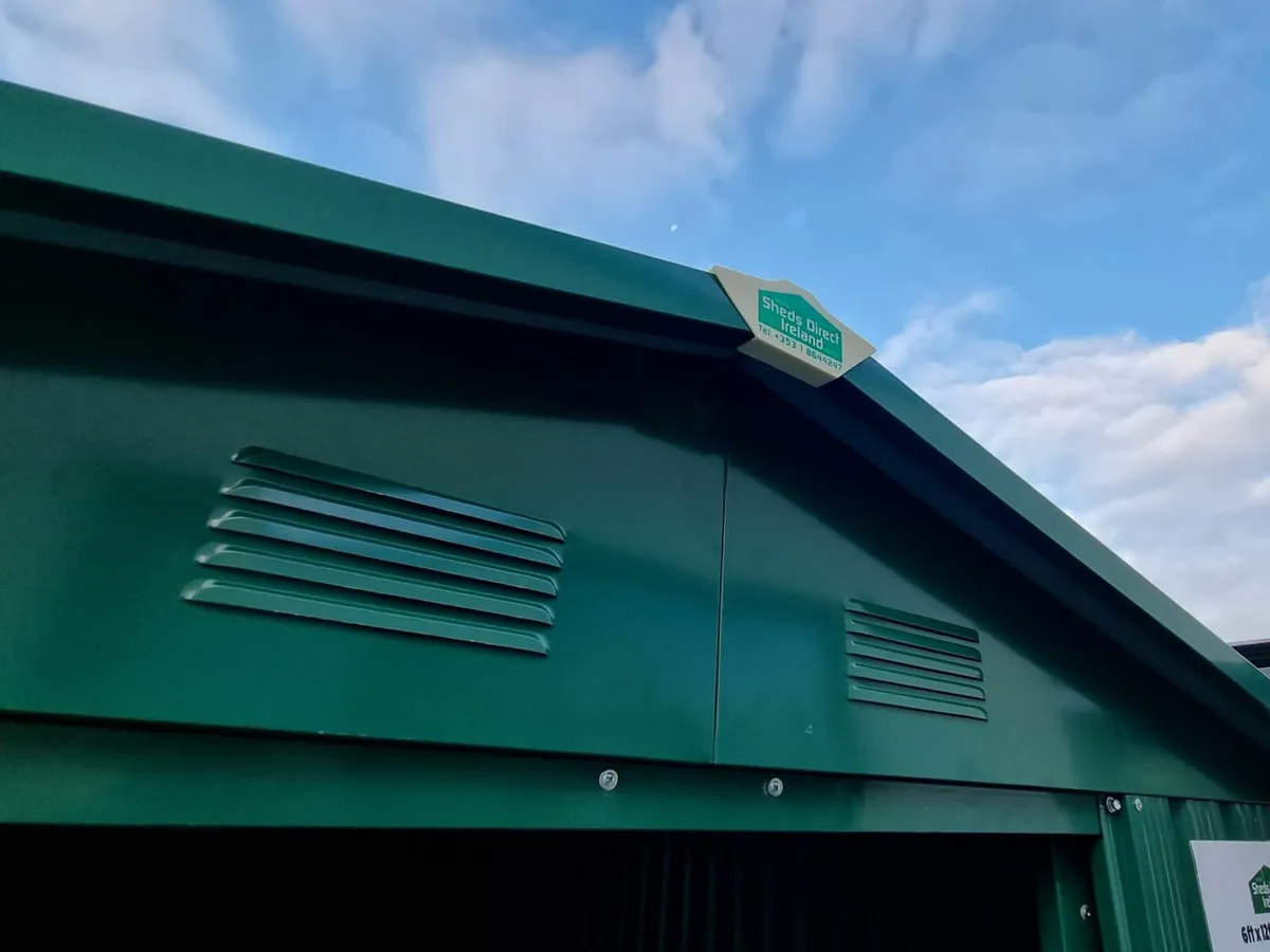 6ft x 12ft Steel Garden Shed - Image 4