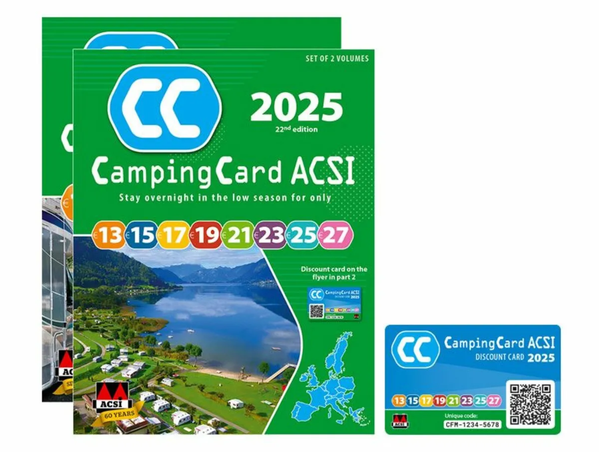 2025 ACSI Camping Card & Guides in Stock.