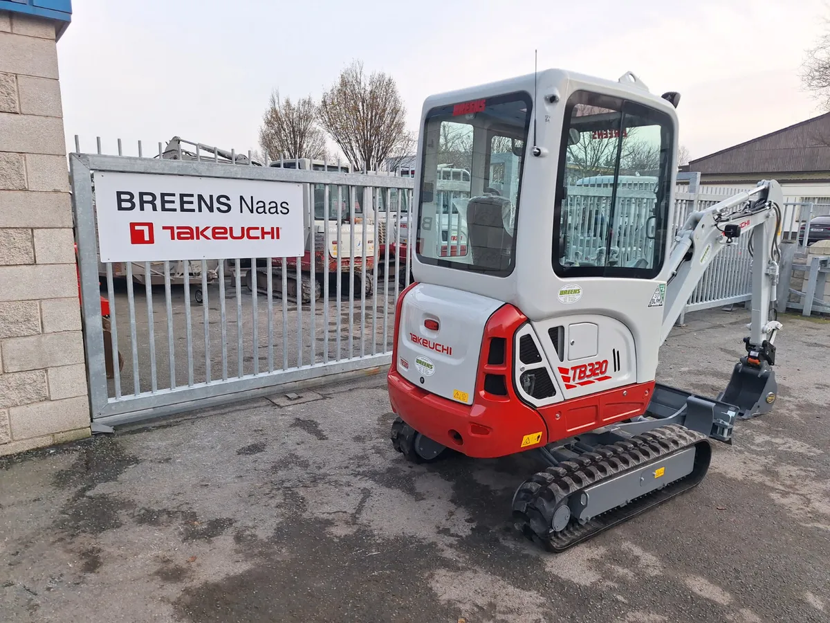 New Takeuchi TB320 excavator - Image 3