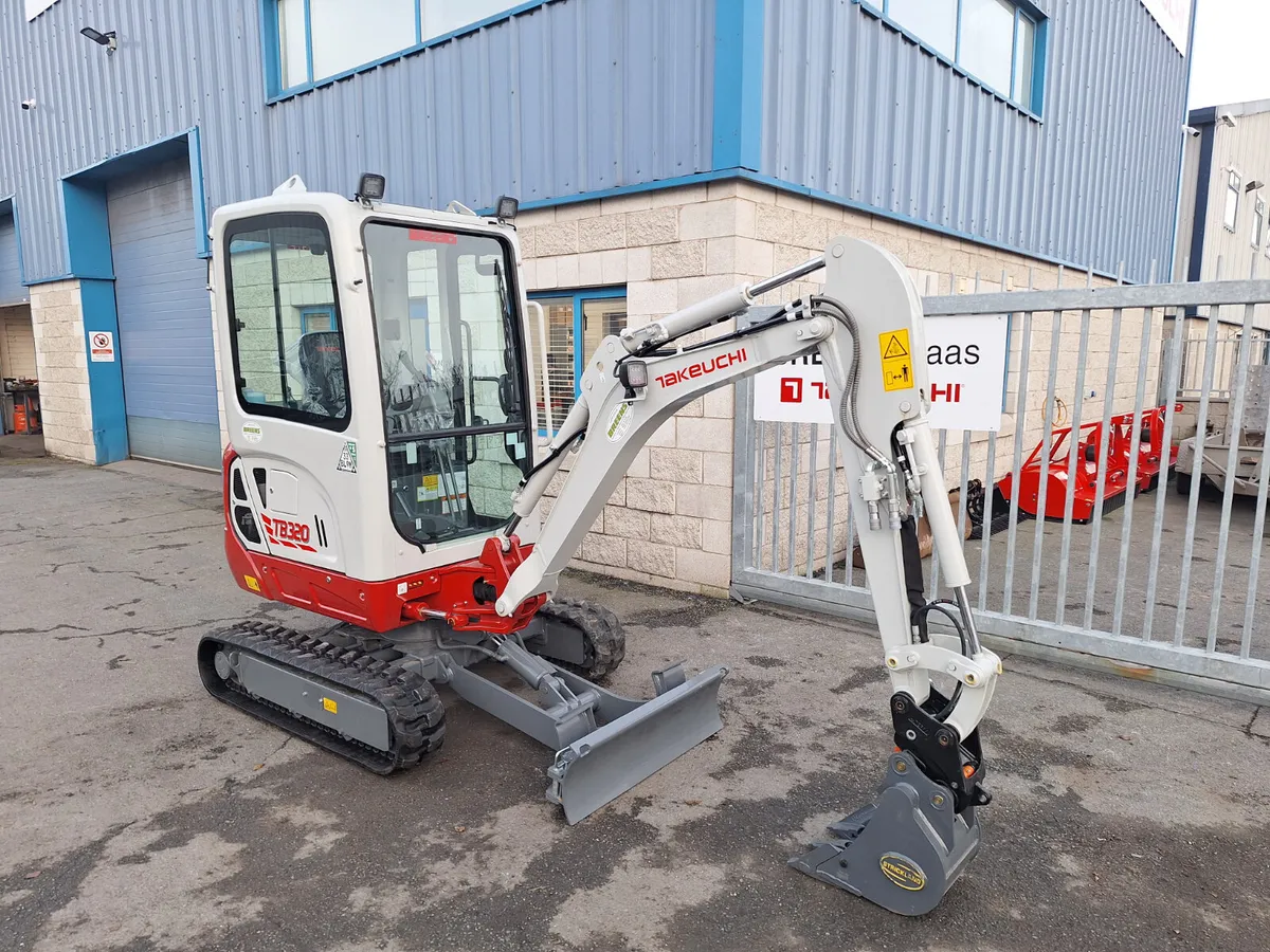 New Takeuchi TB320 excavator - Image 4