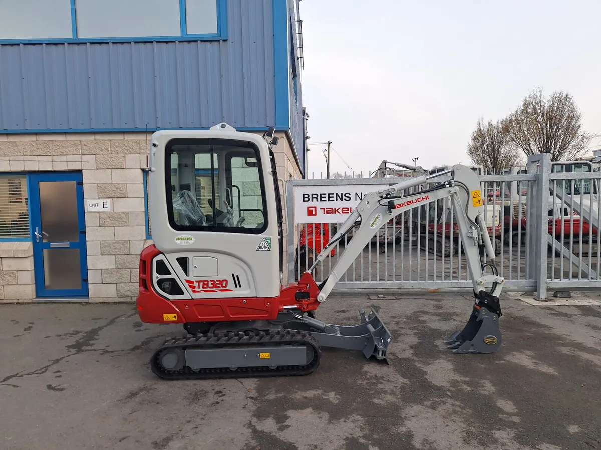 New Takeuchi TB320 excavator - Image 2