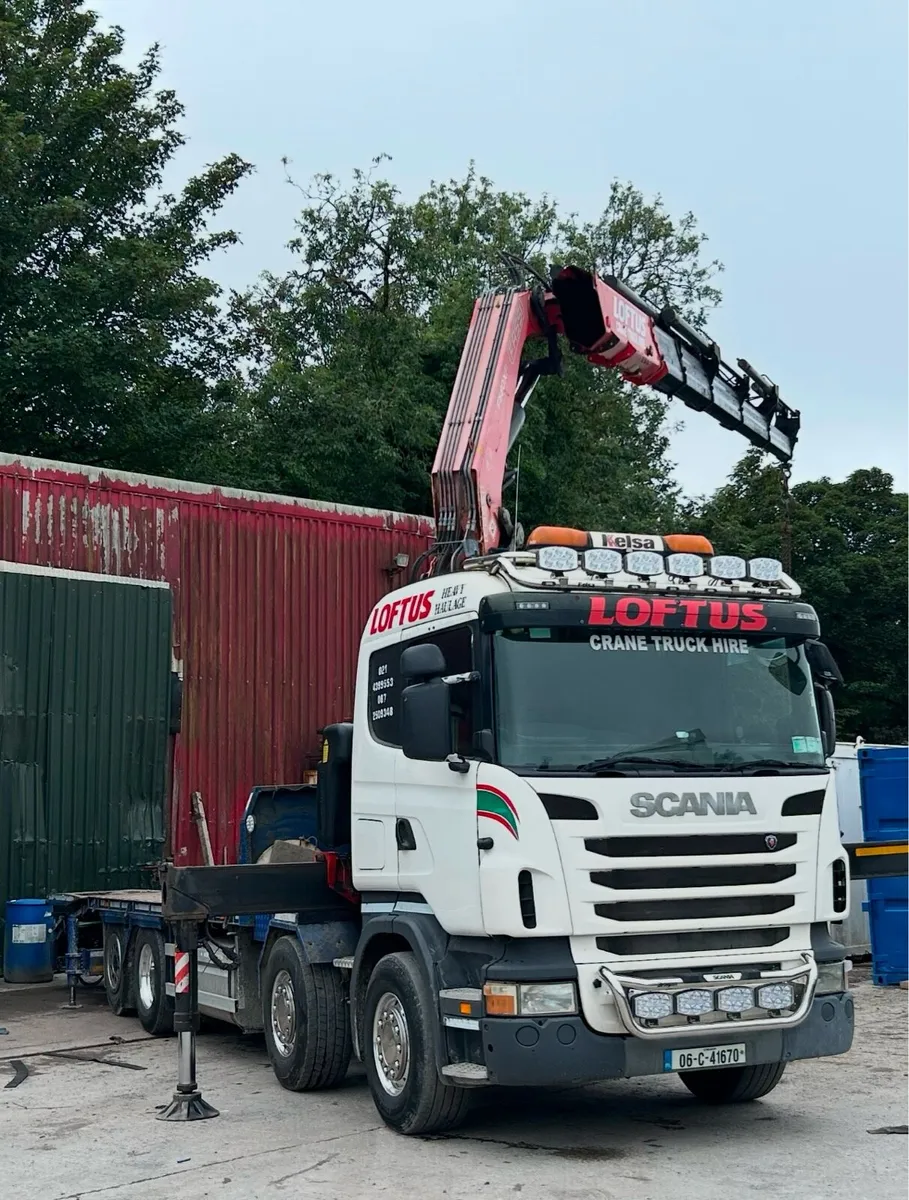 Scania r420 crane truck - Image 1