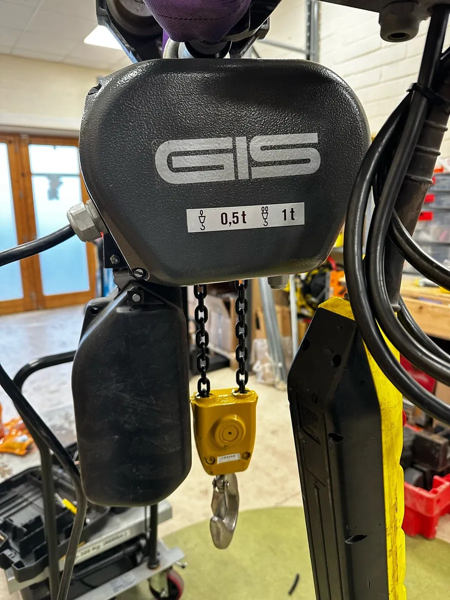 GIS 1t electric chain hoist / power trolley - Image 3