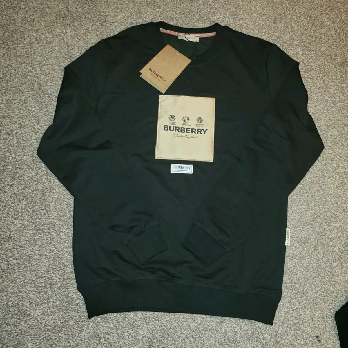 Burberry mens sweatshirt sale deals