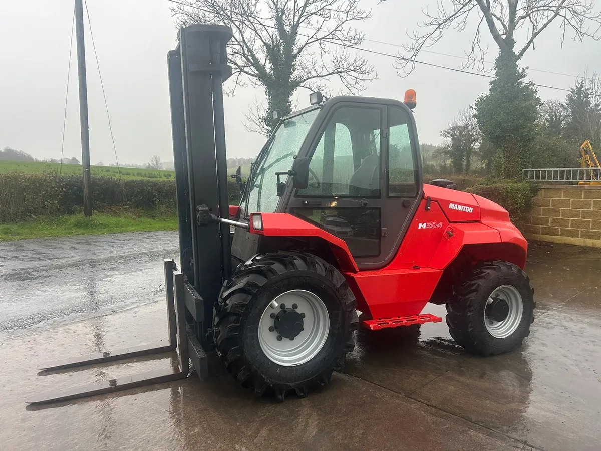 Manitou m50-4 5 ton rough terrain forklift - Image 2