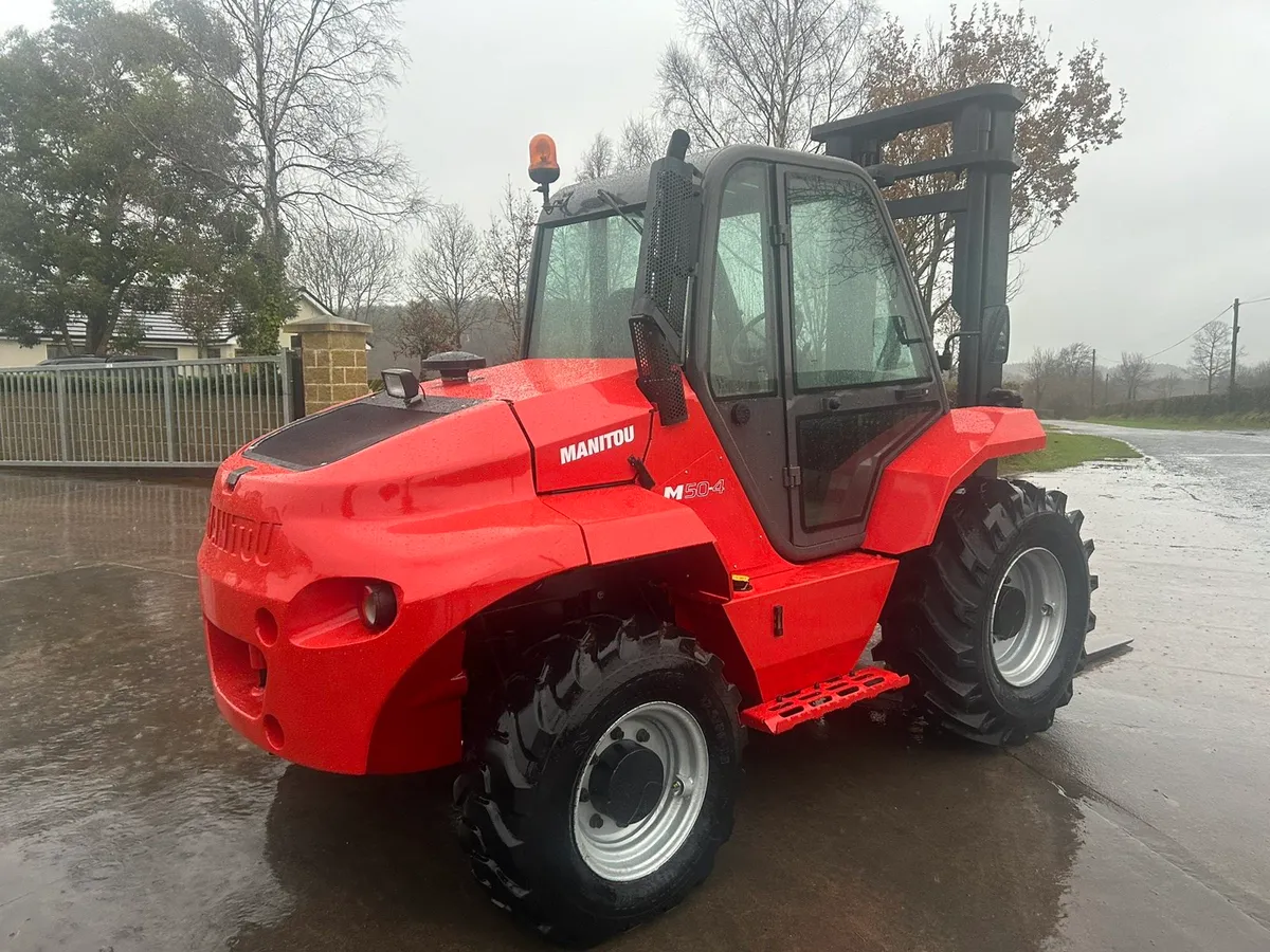 Manitou m50-4 5 ton rough terrain forklift - Image 4