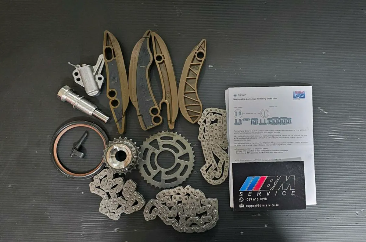 BMW MINI N47 GENUINE IWIS TIMING CHAIN KIT N47D20 - Image 1