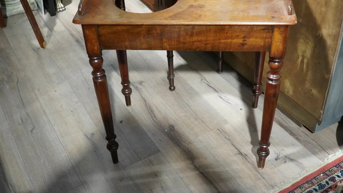 Antique Mahogany Washstand - Image 2