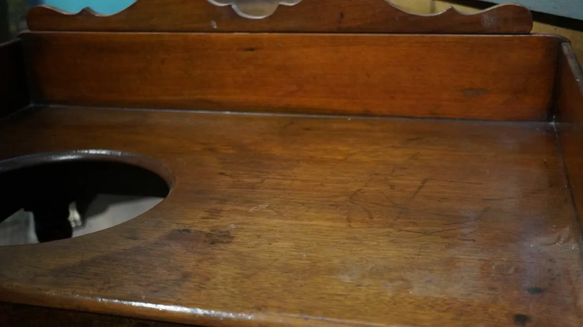Antique Mahogany Washstand - Image 3