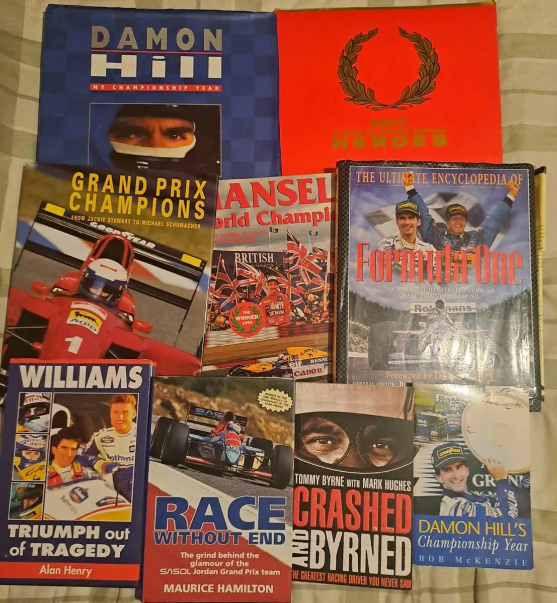 9 x Motorsport Books,Formula 1 - Image 1