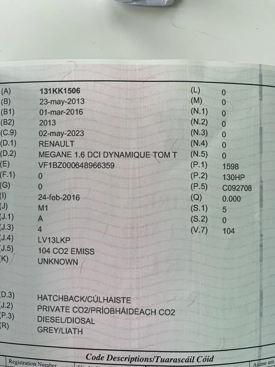 Renault Megane 2013 - 130 HP - new NCT 09/25 - Image 2