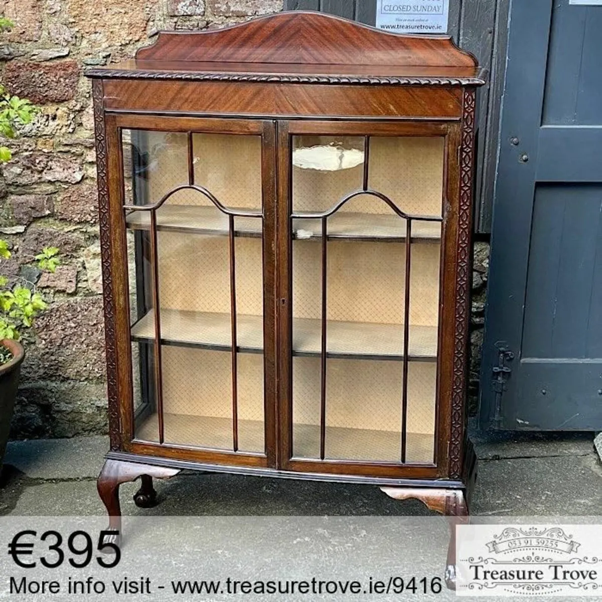 Vintage Antique China Glass Display Cabinets - Image 4