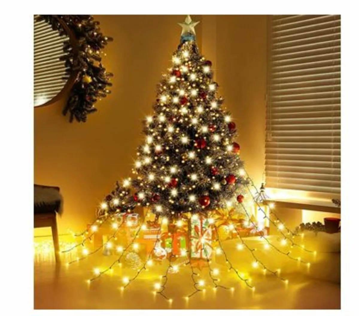 Christmas Tree Light Curtain 400 LEDs 16 Strands for sale in Co. Wicklow for 83 on DoneDeal