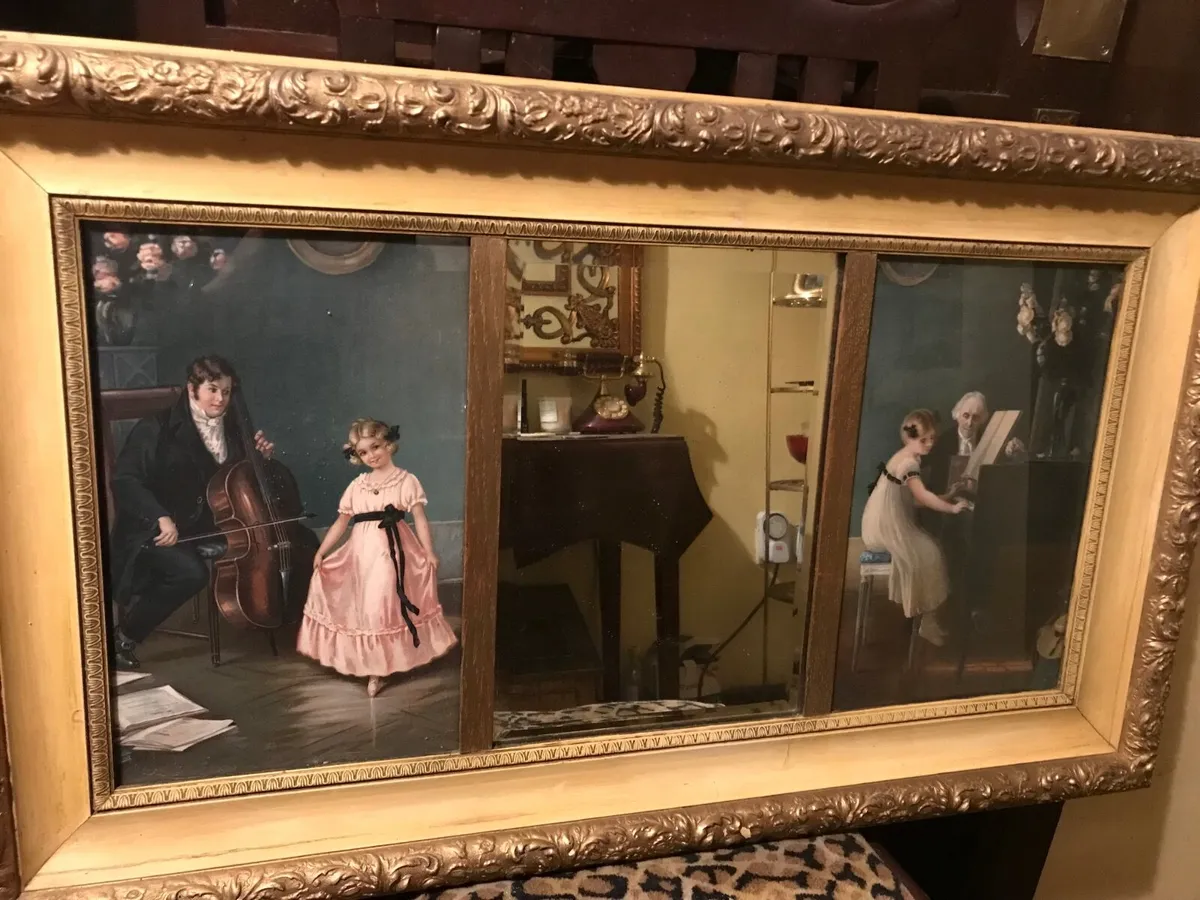 Antique hall mirrow