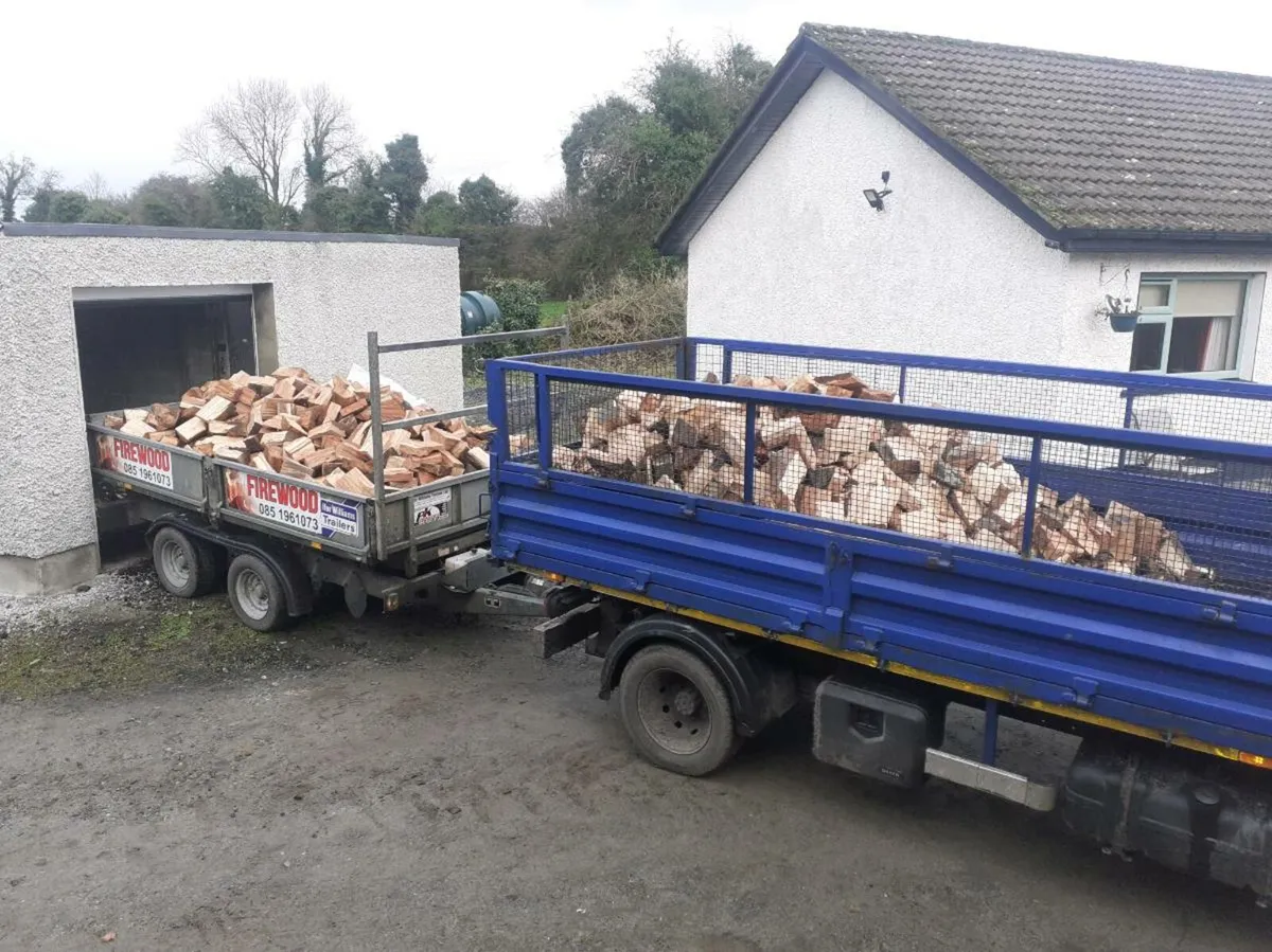 Firewood timber hardwood coal trailer loads - Image 1