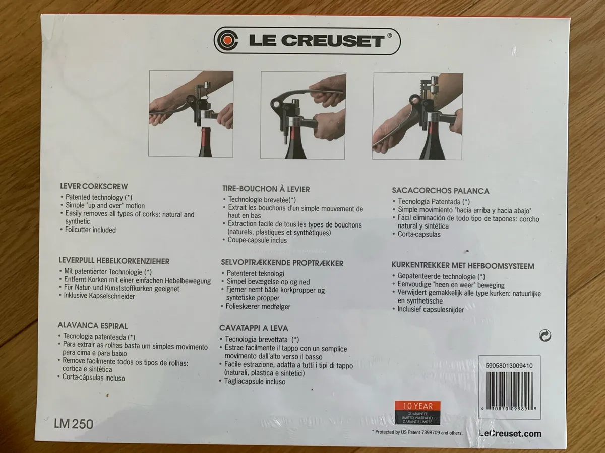 Le Creuset Lever Corkscrew Bottle-opener - Image 4