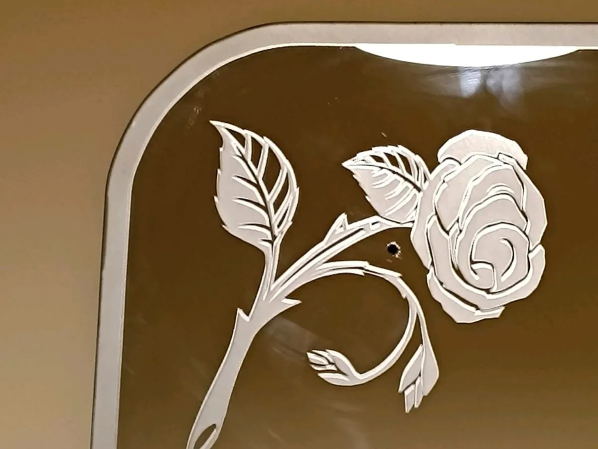 Large vintage mirror - Image 1