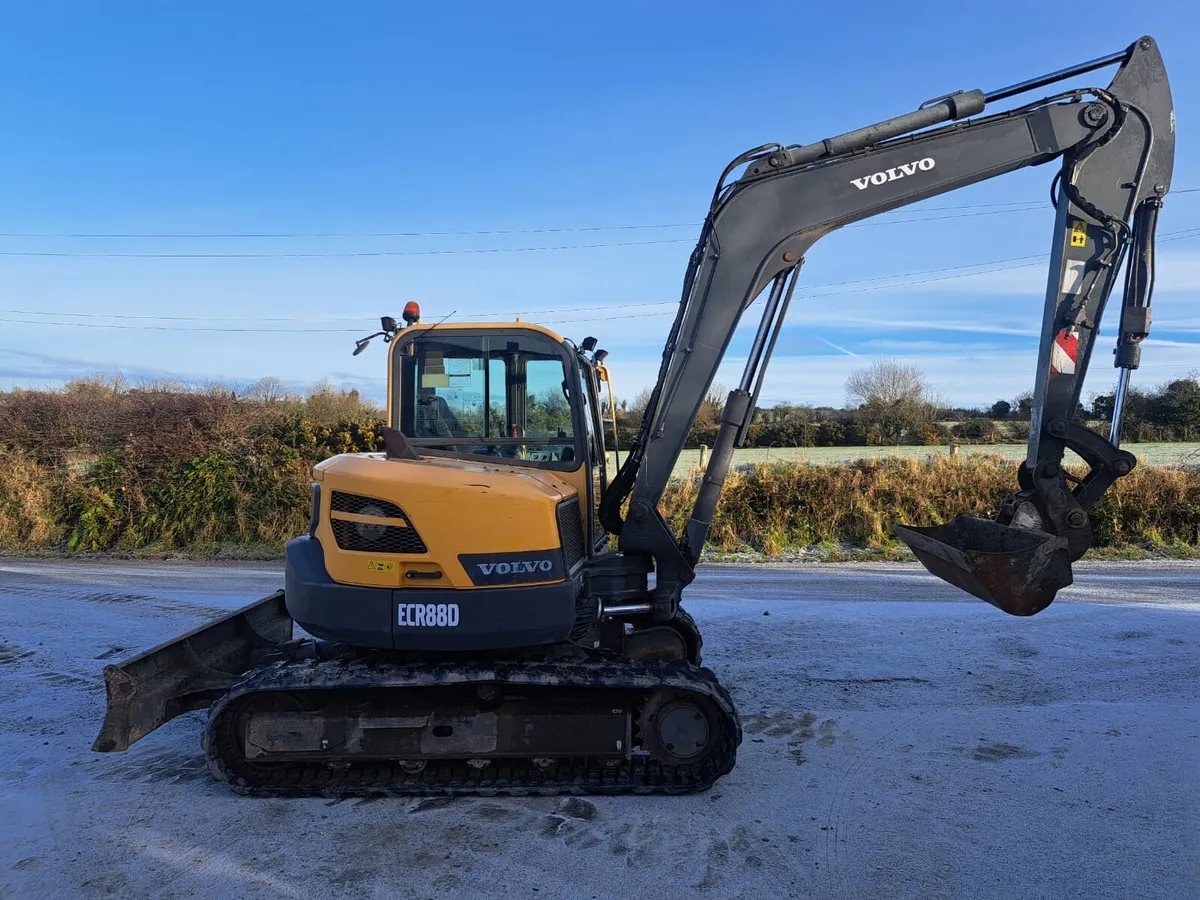 8 ton diggers for hire