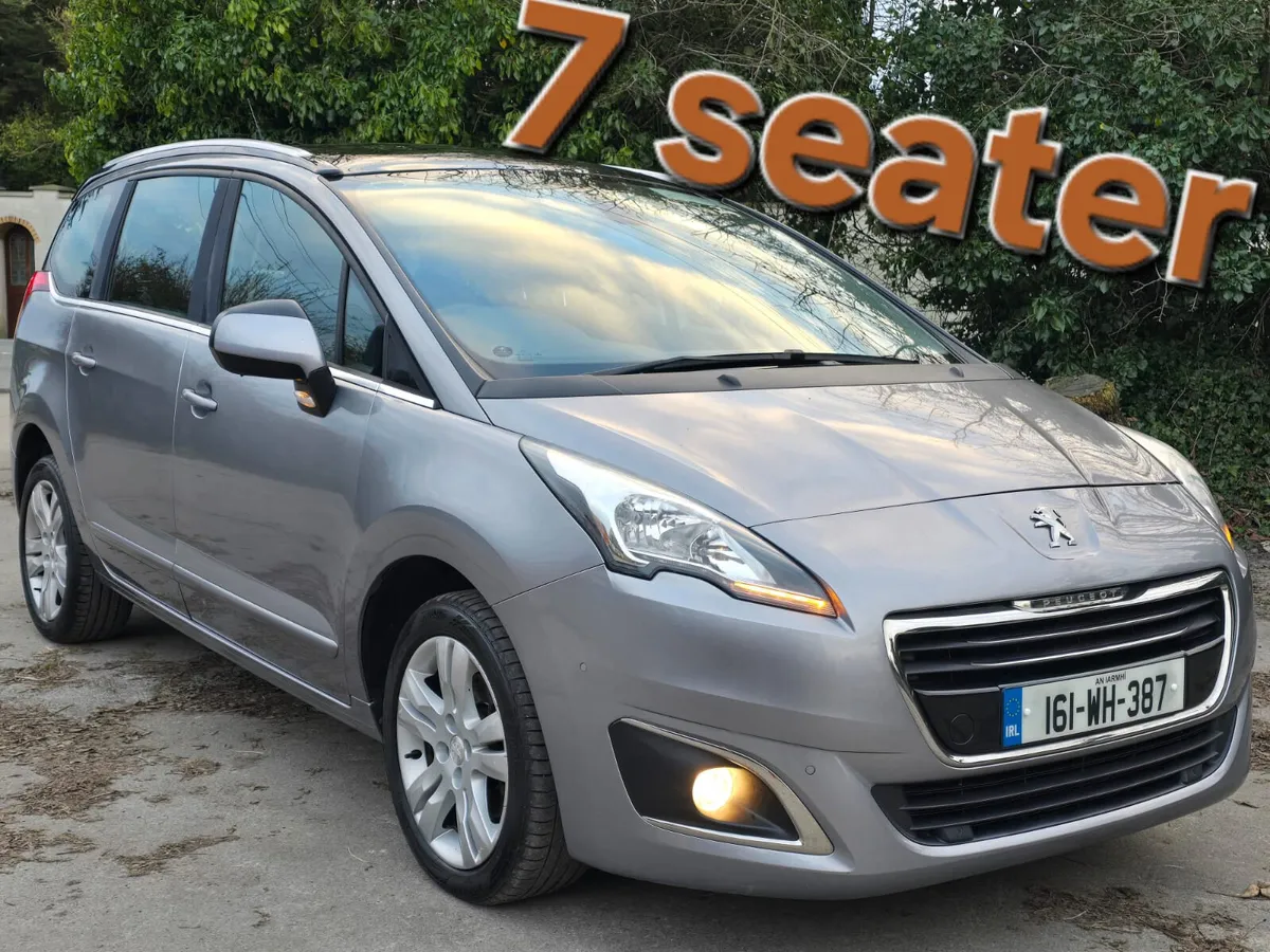 2016 PEUGEOT 5008, 7 SEATS DIESEL NCT&TAX €7,990 - Image 3