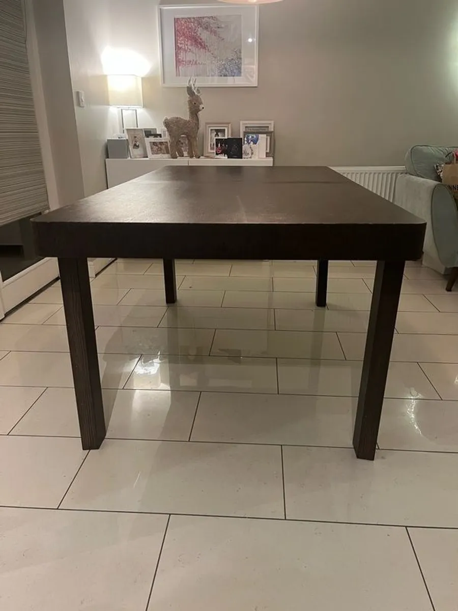 Calligaris Dining Table & 6 Chairs (Solid Walnut) - Image 3
