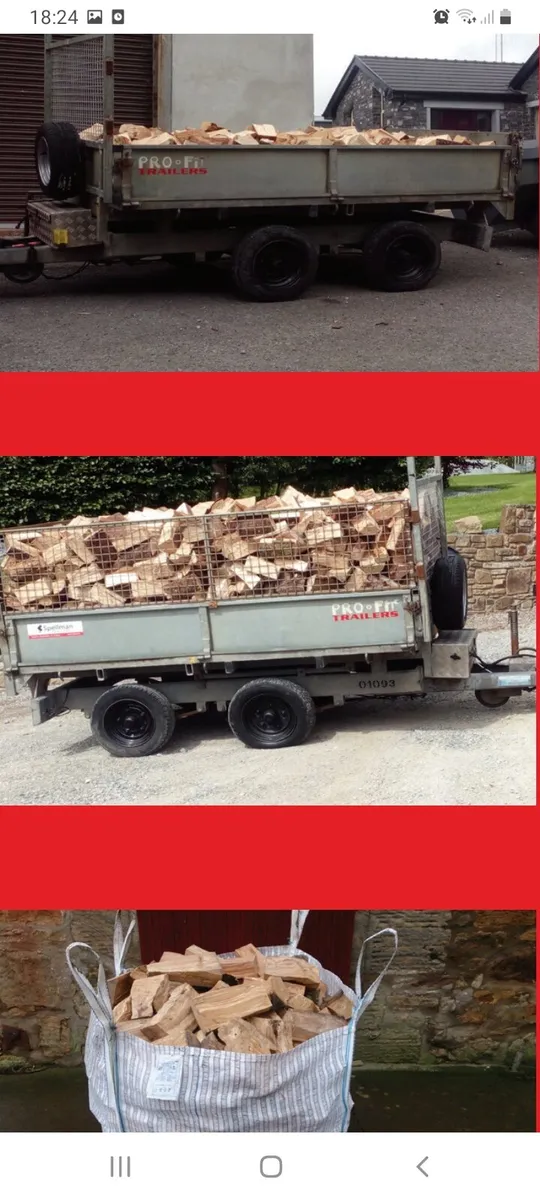 Firewood for sale delivery to all parts of Kerry - Image 1