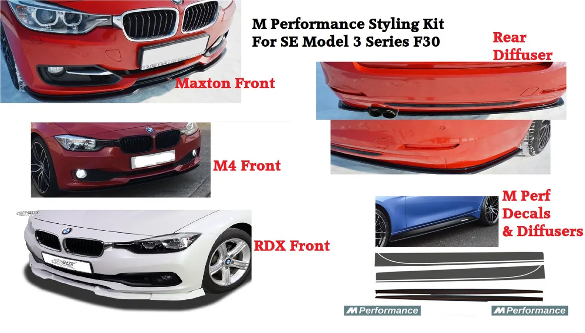 BMW  M Sport Bodykits Bumpers Lips Spoilers Lower - Image 4