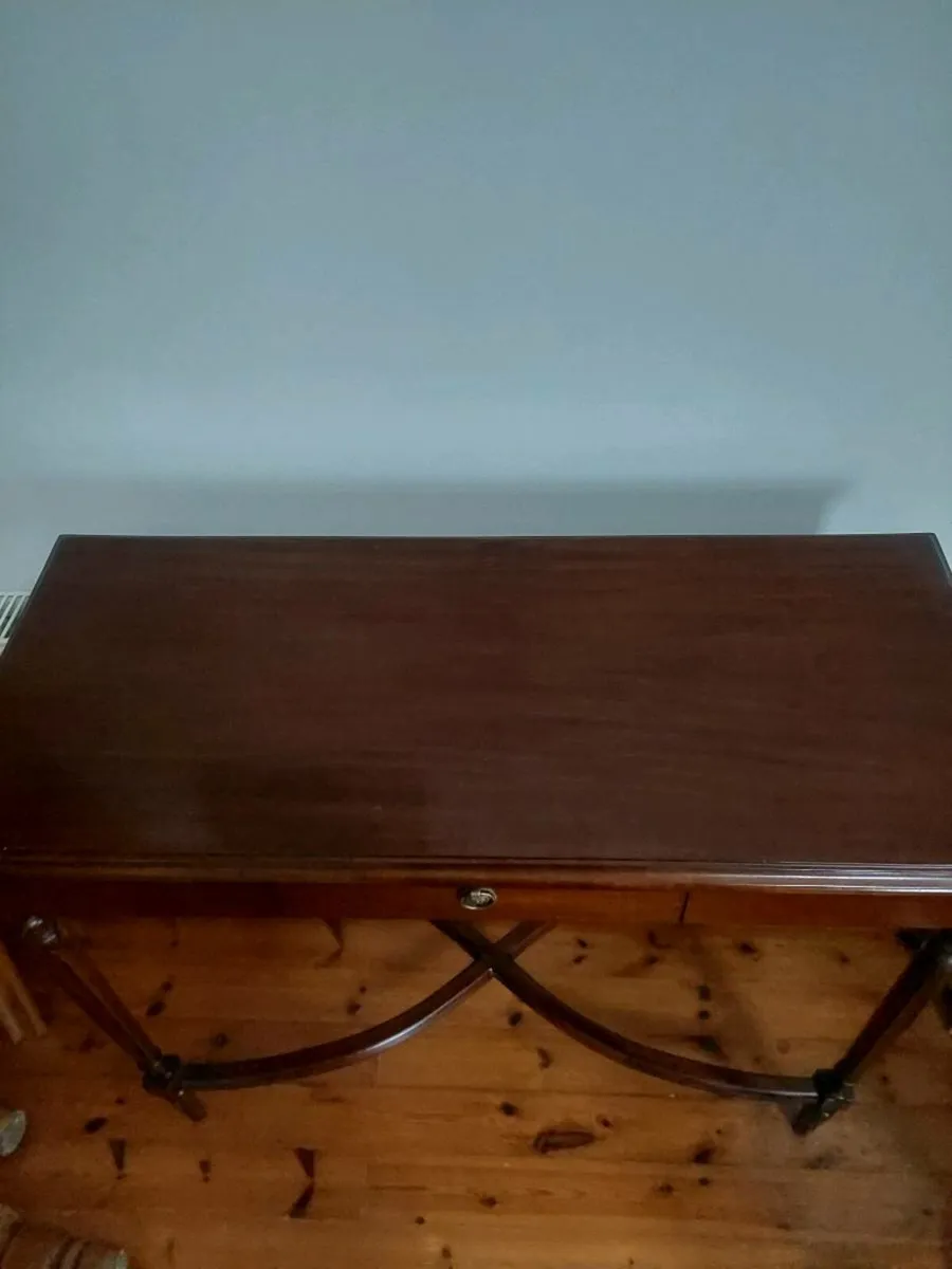 Mahogany hall table - Image 2