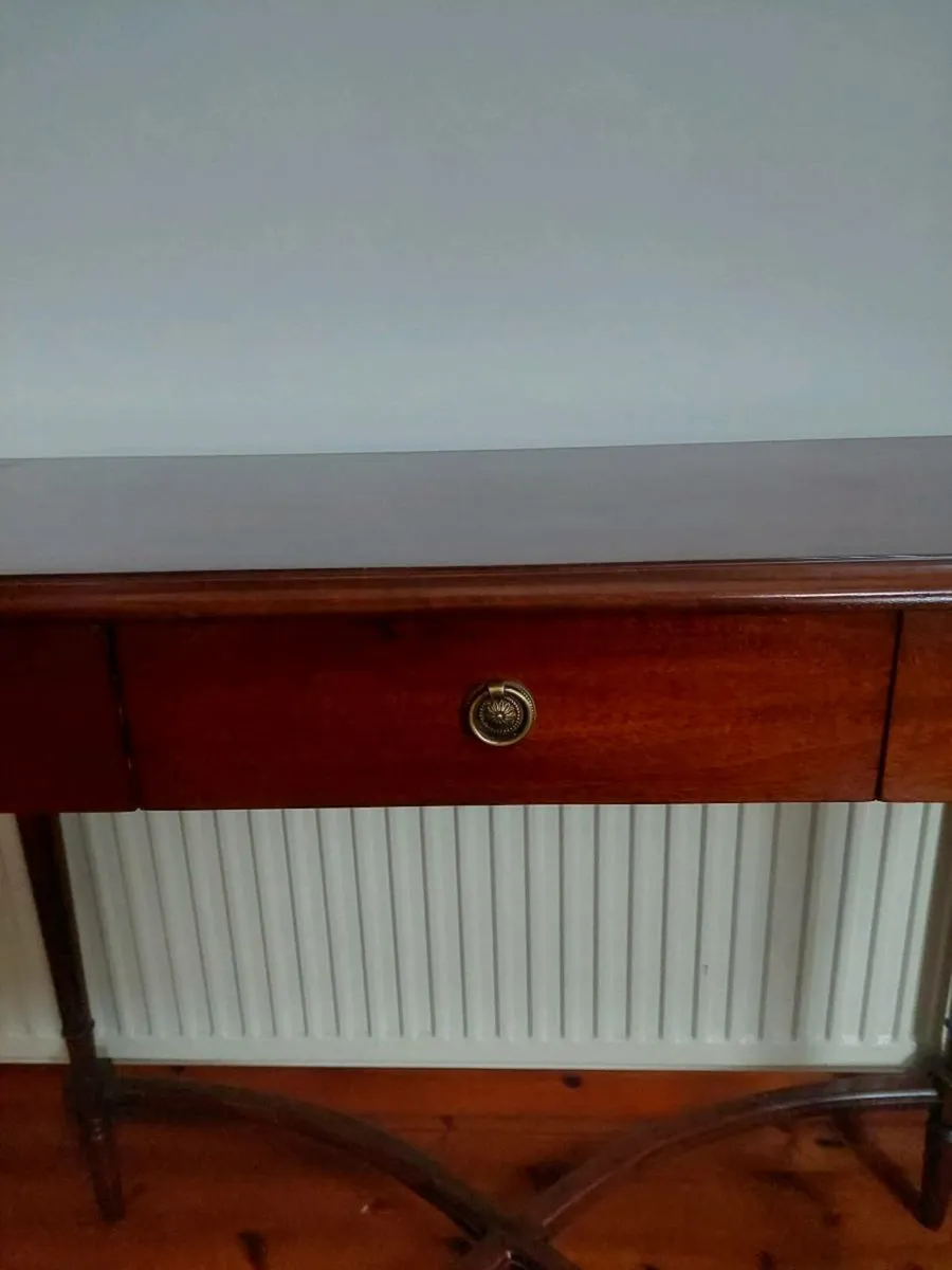Mahogany hall table - Image 3