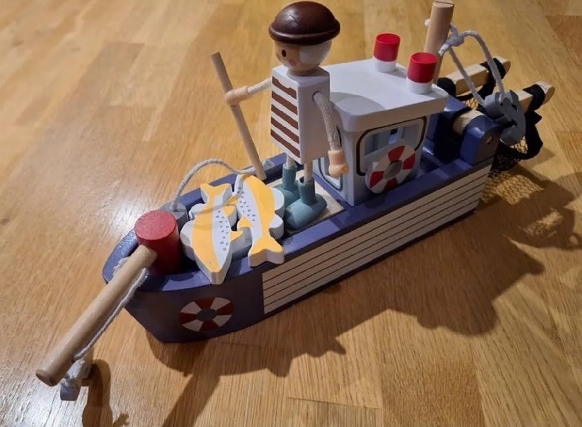 Little town wooden pirate ship clearance