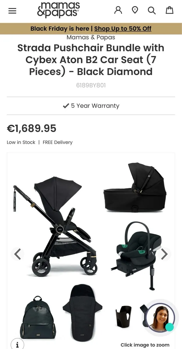 Mama & Papa’s Strada Pushchair Bundle RRP€1689 - Image 3