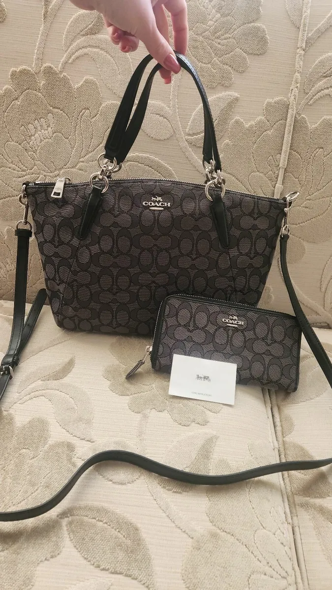 Coach bag and matching coach purse as new for sale in Co. Kildare for 225 on DoneDeal