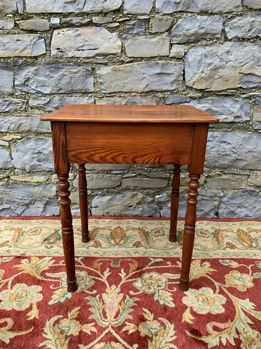 Antique pine occasional table/ desk - Image 1