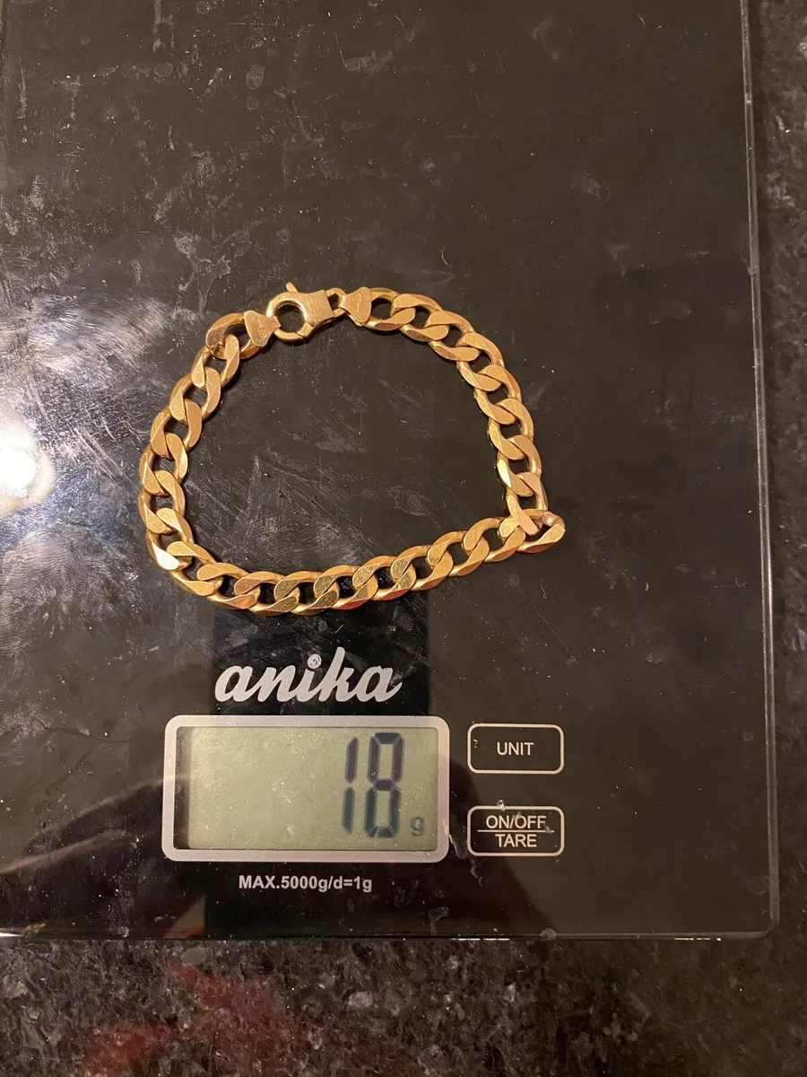 9 carat gold bracelet - Image 4
