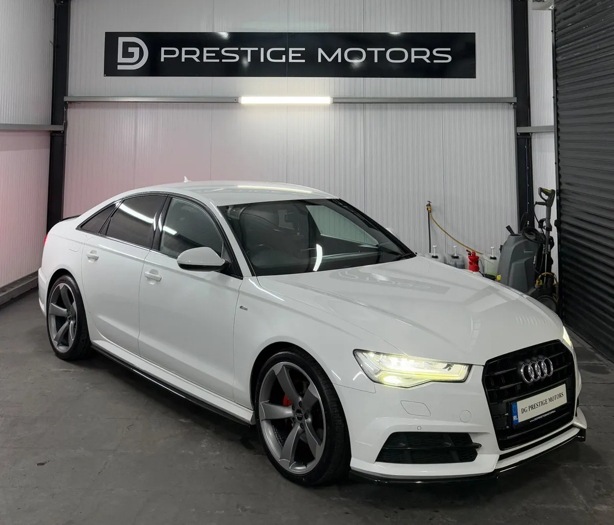 171 AUDI A6 S LINE BLACK EDITION IBIS WHITE - Image 1