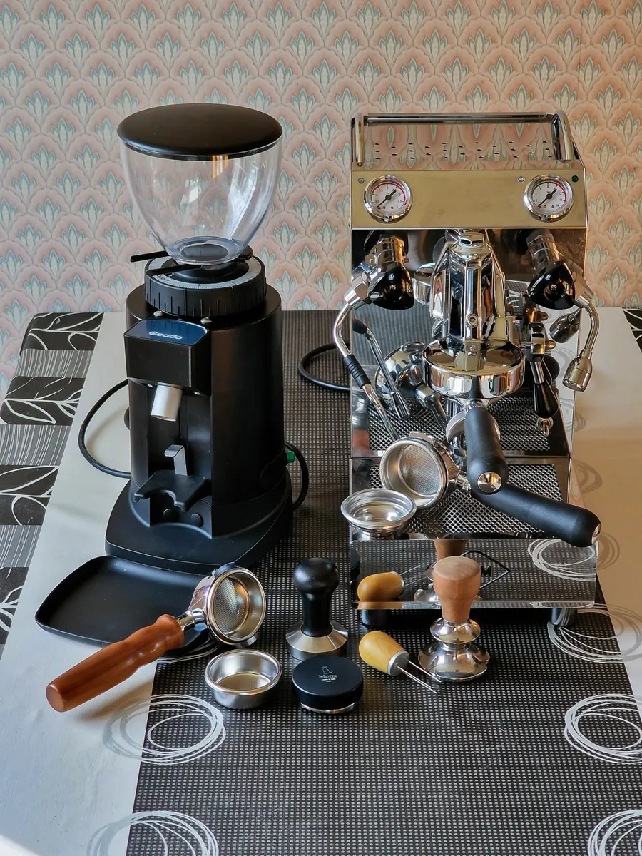 Espresso Machine and Coffee Grinder - Image 1