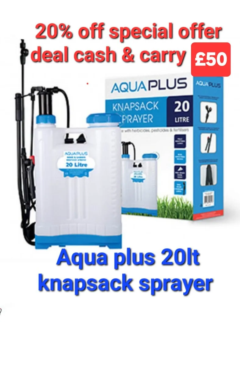 New proplus 20lt knapsack garden weed sprayer - Image 1