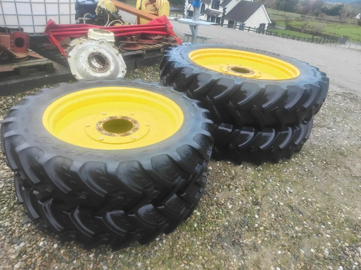 14.9x46 and 12.4x36 row crop wheels - Image 1