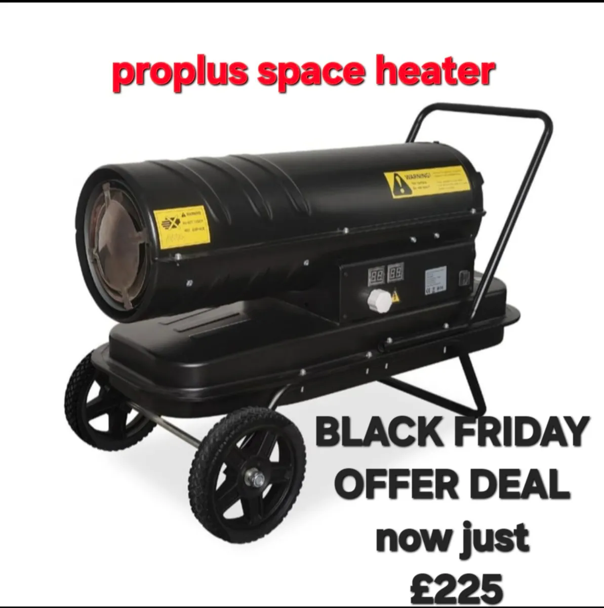 New proplus space heater suitable for garage - Image 1