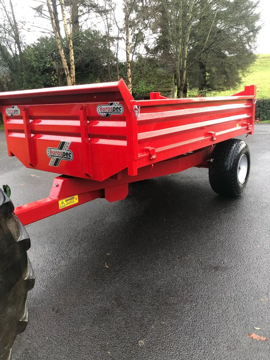 Eurospec heavy duty 10x6 tipping trailer - Image 1
