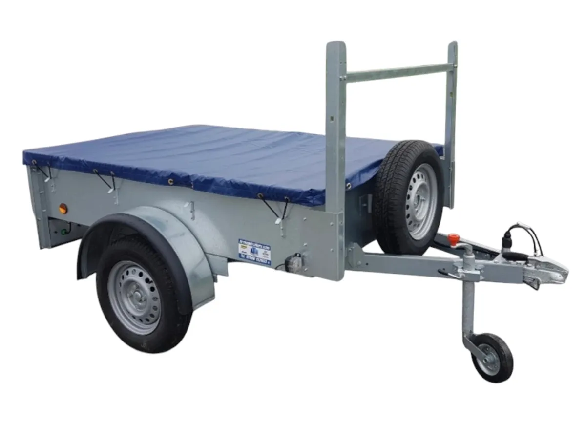 New single wheel 5x3'3'' trailer - Image 2