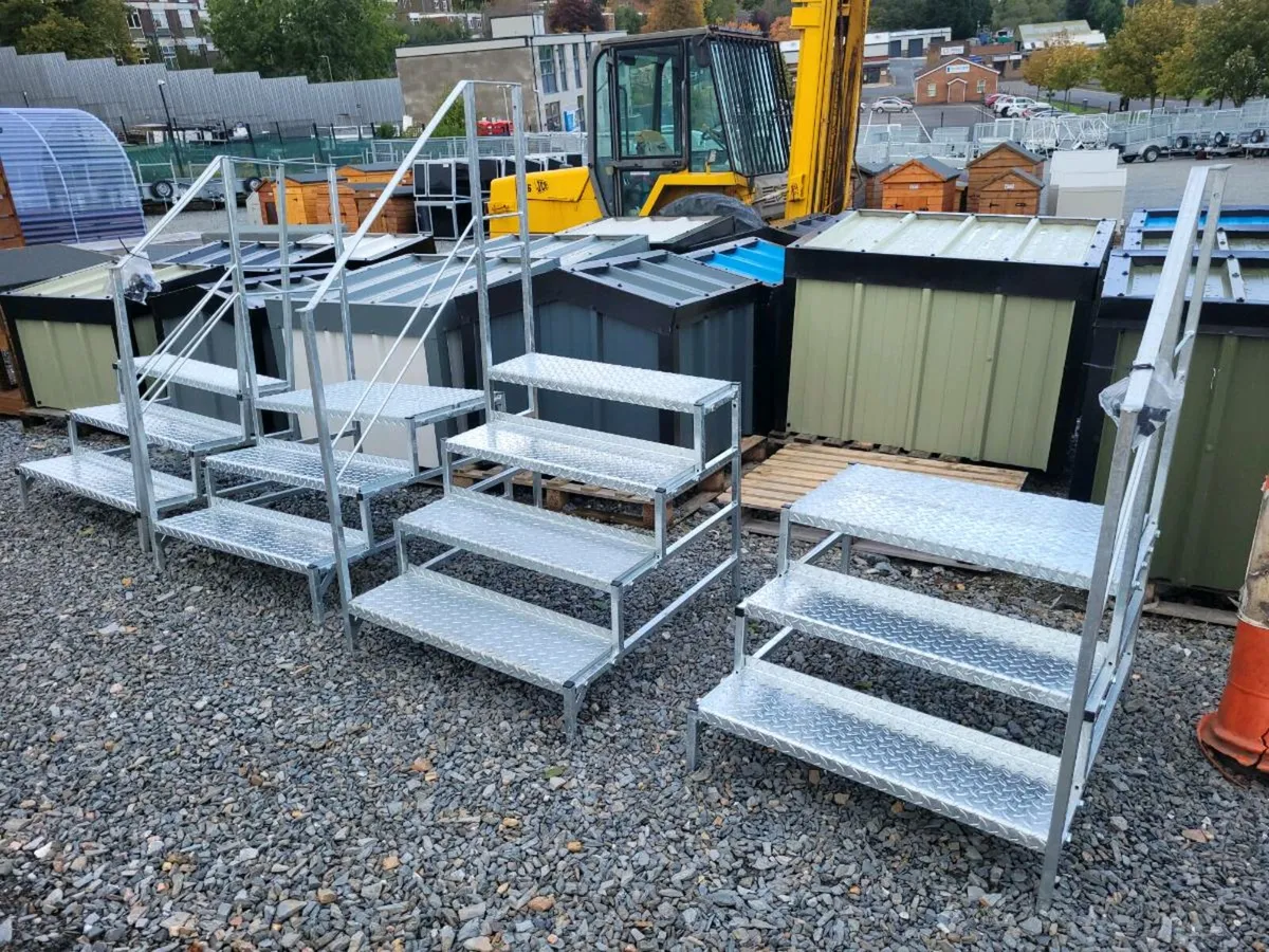 New galvanised steps suit caravan portacabin - Image 3