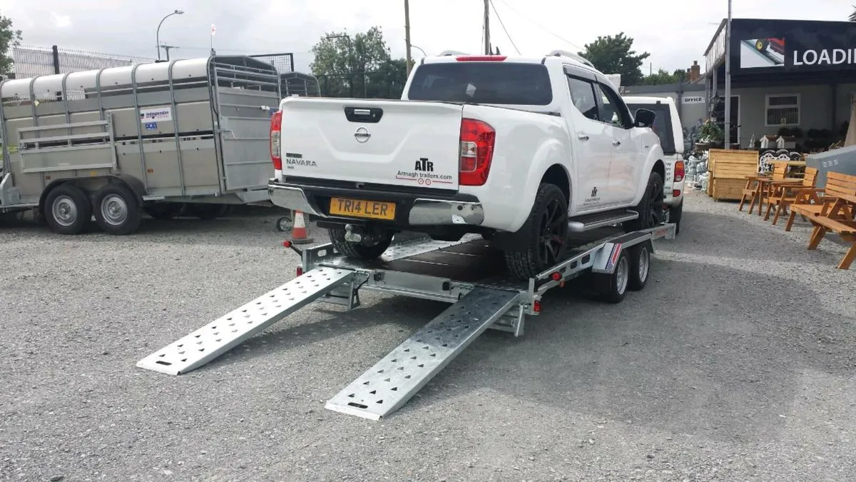 New Indespension 14ft car transporter recovery tra - Image 1